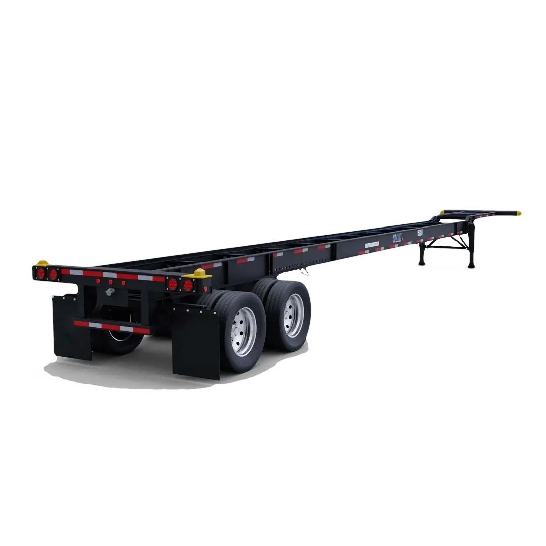 53ft gooseneck tandem chassis side view image2 53ft gooseneck tandem chassis side view image2