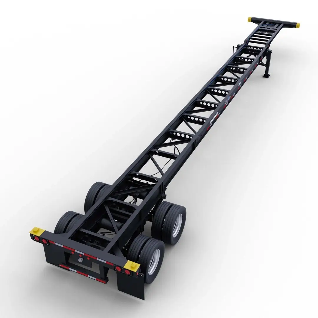 53ft gooseneck tandem chassis top view 53ft gooseneck tandem chassis top view
