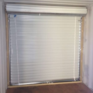 import placeholder for shipping container roll up door framing kit